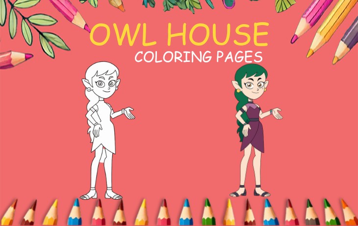 the owl house coloring pages