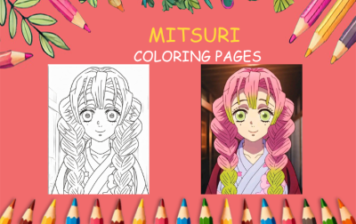 mitsuri coloring pages