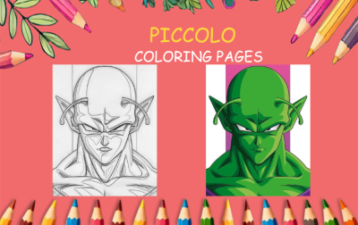 piccolo coloring pages