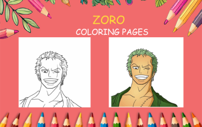 zoro coloring pages
