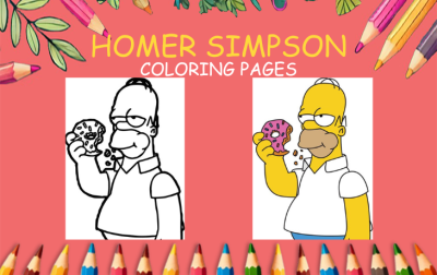 homer simpson coloring pages
