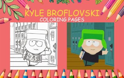 kyle broflovski coloring pages
