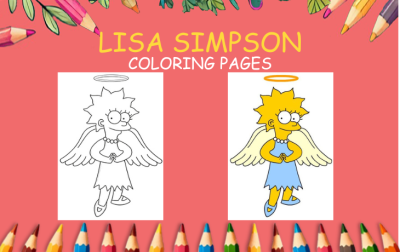 lisa simpson coloring pages