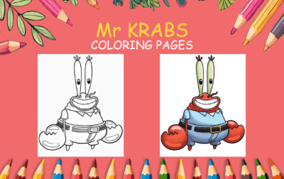 mr krabs coloring pages
