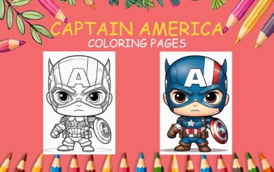 Captain America Coloring Pages