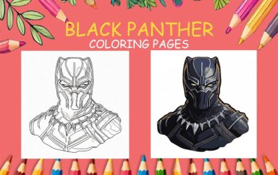 black panther coloring pages