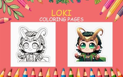 loki coloring pages