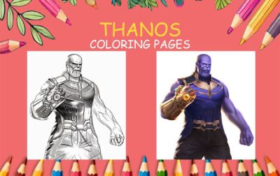 thanos coloring pages