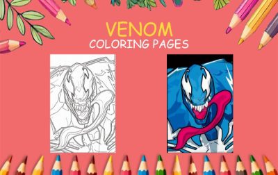 venom coloring pages