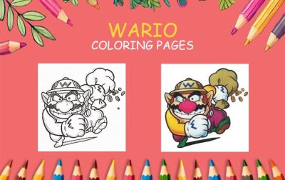 wario coloring pages