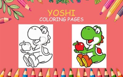 yoshi coloring pages