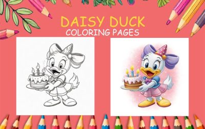 daisy duck coloring pages