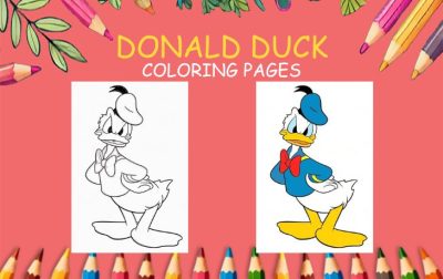 donald duck coloring pages