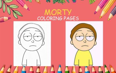 morty coloring pages