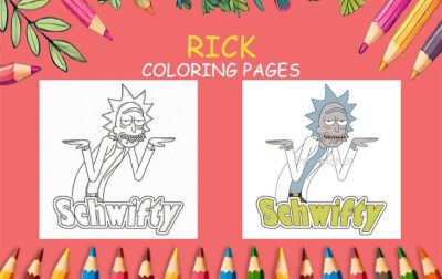 Rick coloring pages