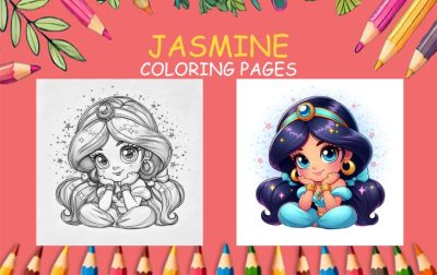 Jasmine Coloring pages
