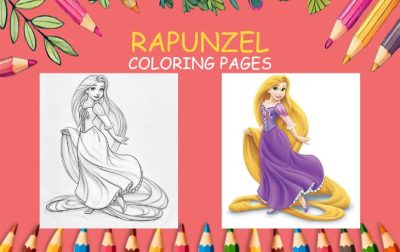 Rapunzel Coloring pages