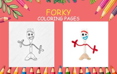 forky coloring pages