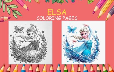 elsa coloring pages