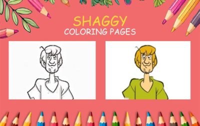 shaggy coloring pages