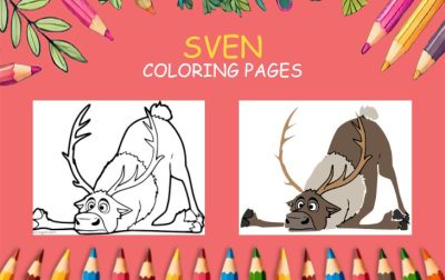 sven coloring pages
