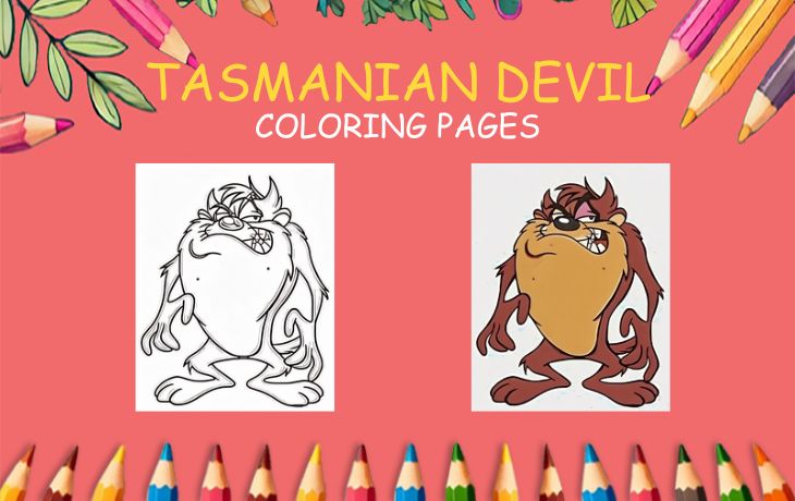 15 Free Printable Tasmanian Devil Coloring Pages – Wild Fun!
